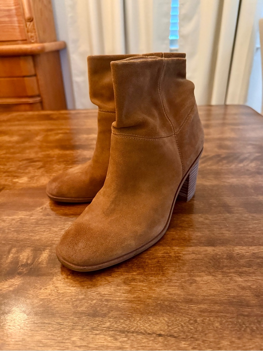 Lucky Brand Jicole Women's Suede Ankle Boots - Tan